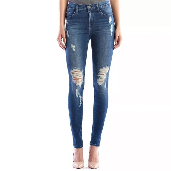 Rock & Republic Berlin Distressed Skinny Jeans Women’s size 4 - Picture 13 of 13